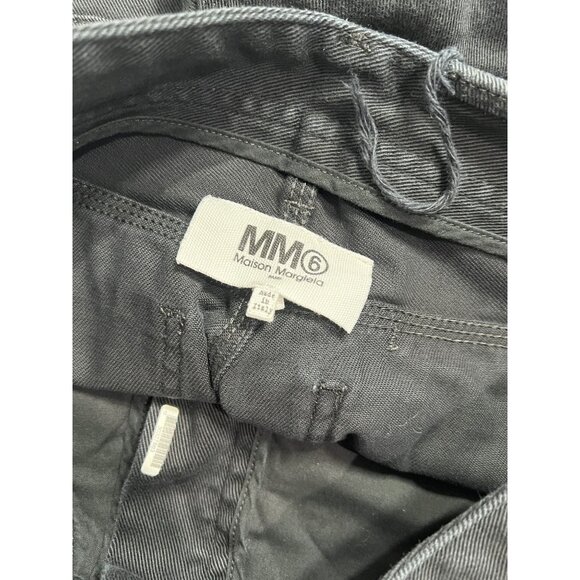 Maison Margiela MM6 Wide Leg Jeans in Black - Picture 5 of 5